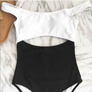 Cupshe drop shoulder one piece swimsuit 🩱